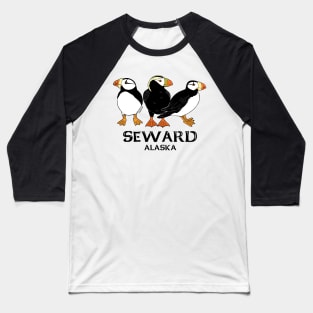 Puffins Seward, AK Baseball T-Shirt